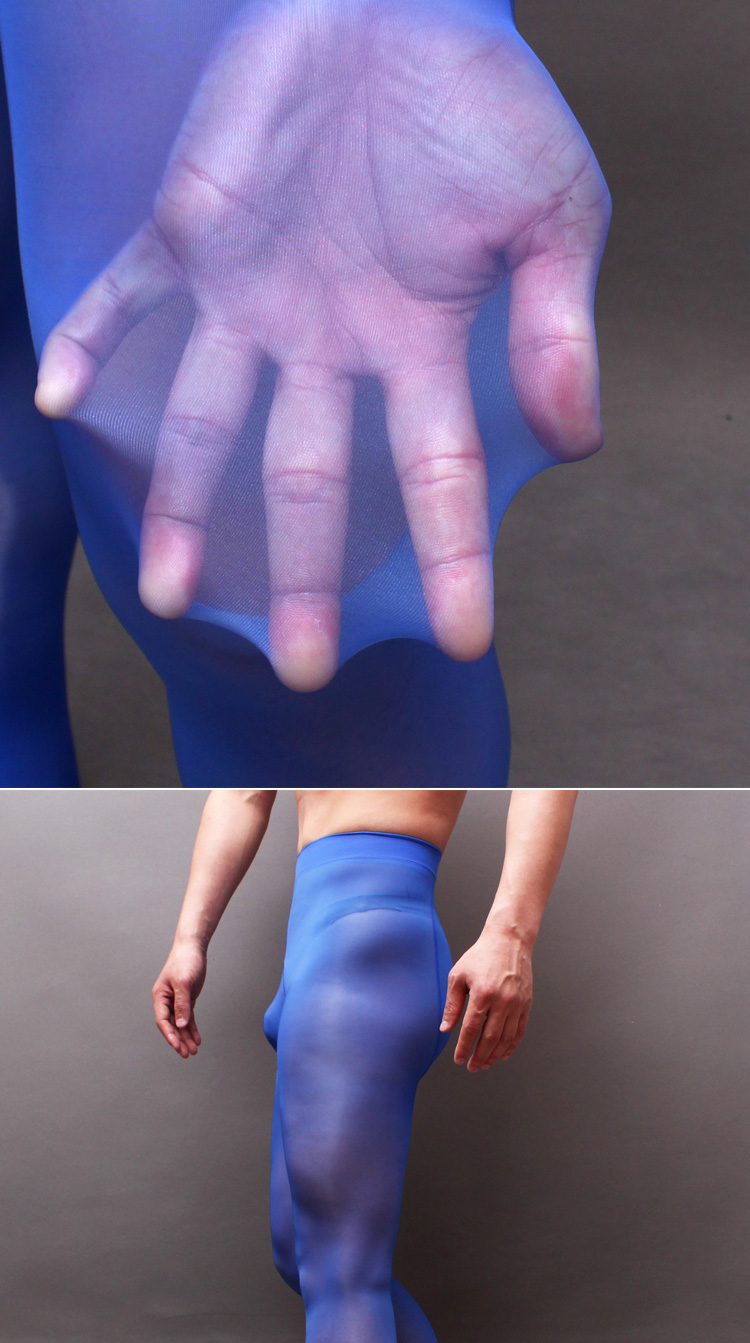 时尚情趣丝袜超薄男生油亮带j丝袜飞机袜性感透明连裤袜男式打底袜