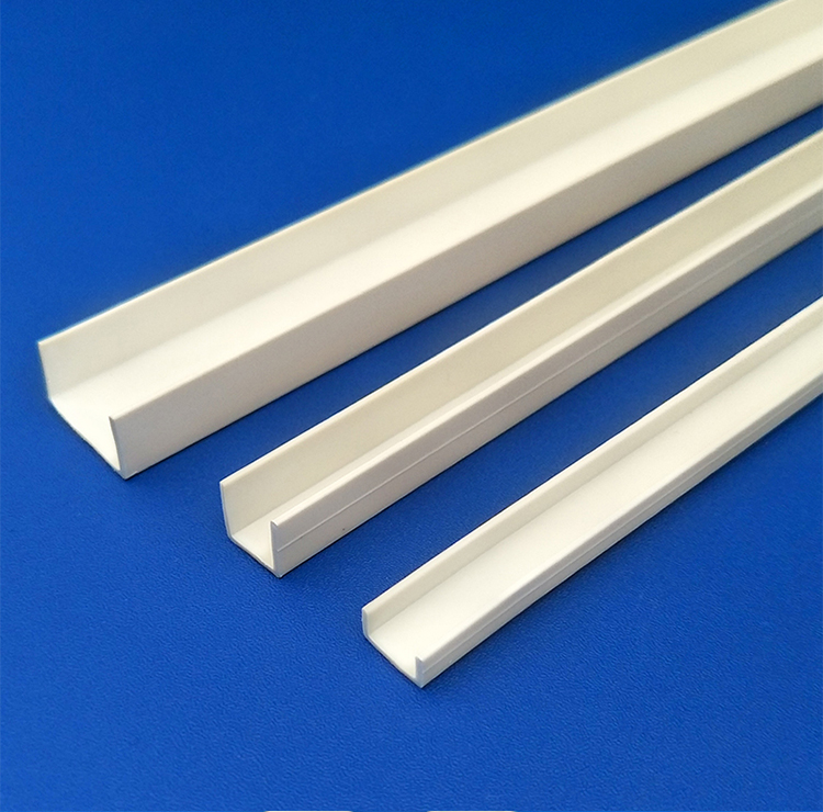 pvc塑料u型条收边收口压边线条天花石膏吊顶装饰线槽工艺槽凹槽1010