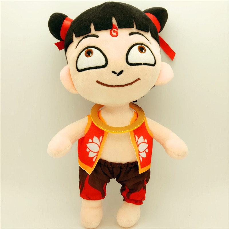 魔童降世哪吒毛绒公仔哪咤玩偶玩具娃娃抱枕礼物周边哪咤魔童儿童节