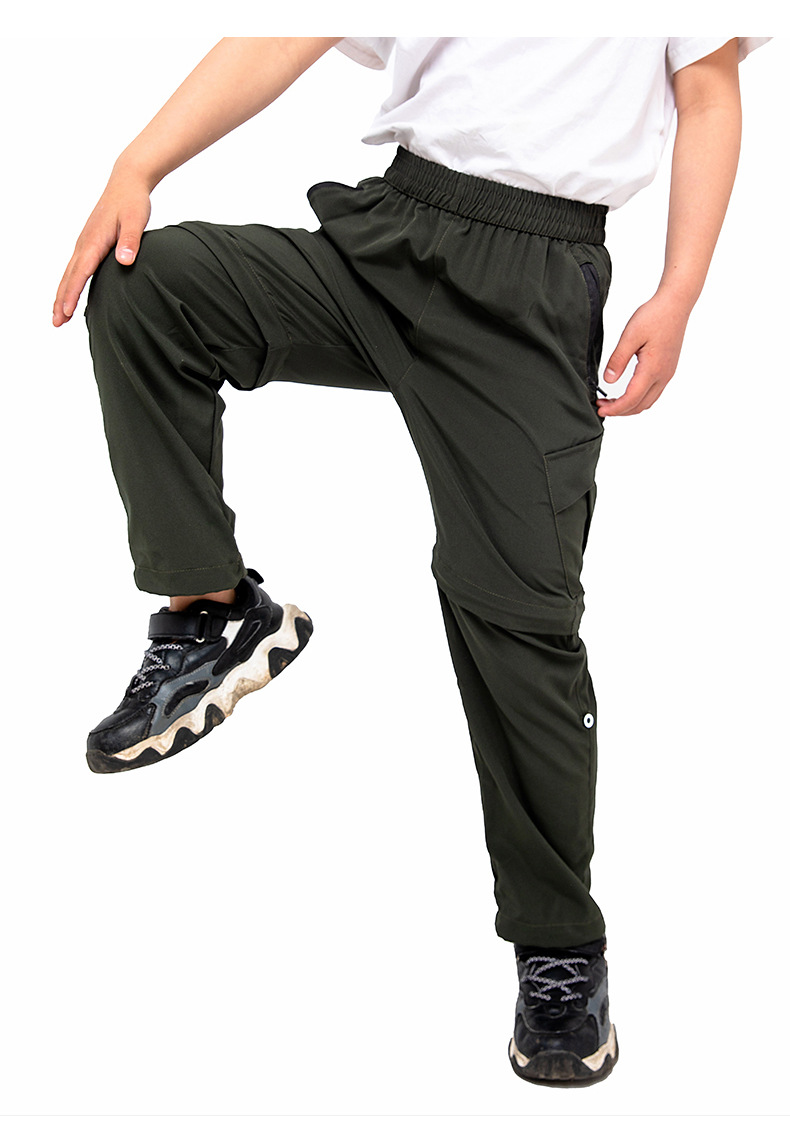 【特价捡漏】落脚潮春夏季徒步裤儿童冲锋裤男童女童户外速干裤防水