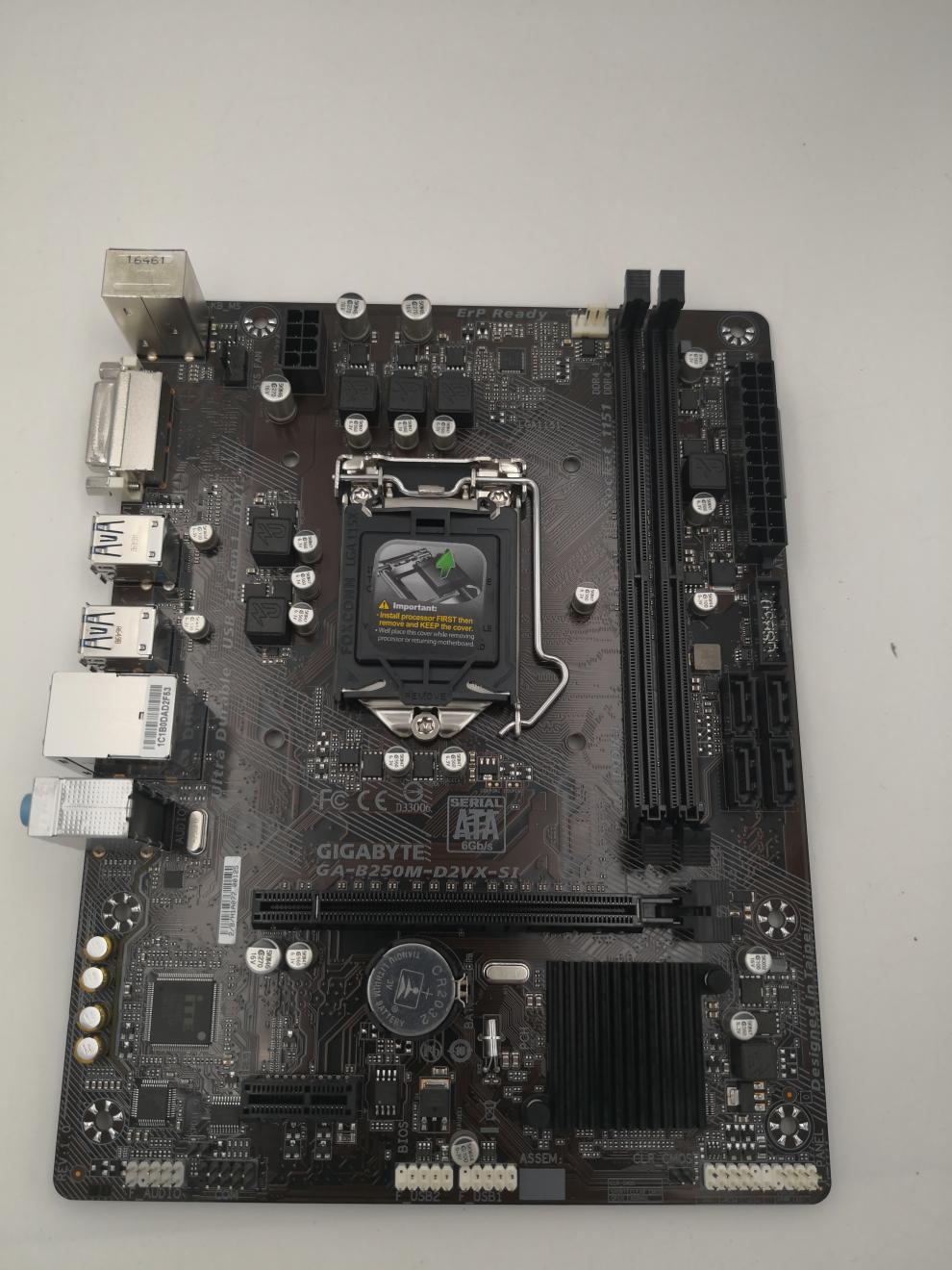 gigabyte/技嘉 b250m-d2vx-si升ga1151/b250魔音主板原装power 绿色