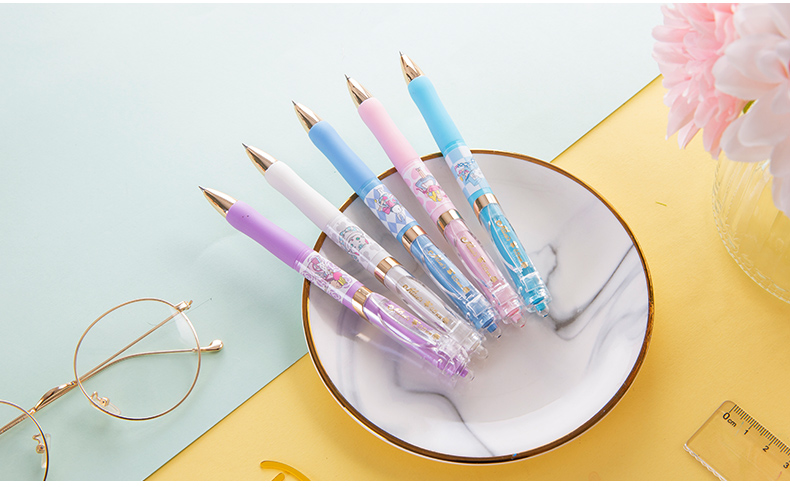 爱丽丝梦游仙境笔 按动中性笔大英博物馆限定系列卡通可爱少女心书写