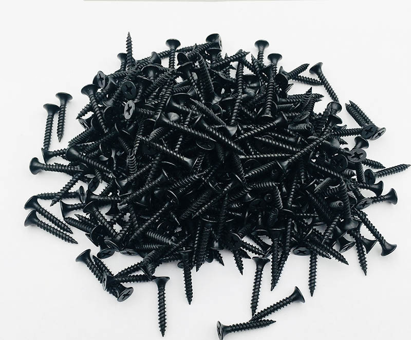 高强度自攻钉干壁钉黑色十字沉头木工螺丝石膏板螺丝m35散装m35505斤