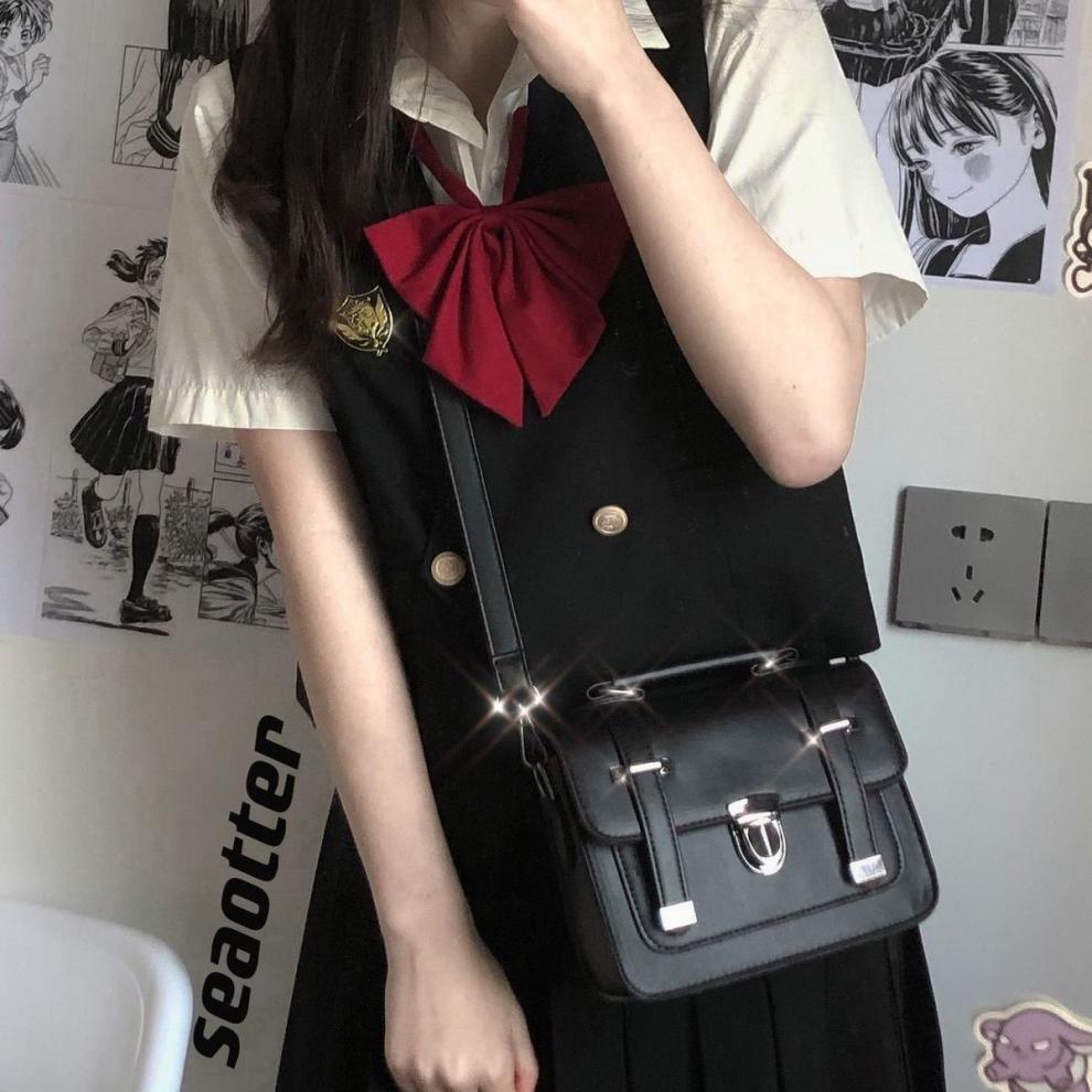 jk包包女学院风日系小挎包女学生手提复古包小斜挎包单肩包网红斜挎包