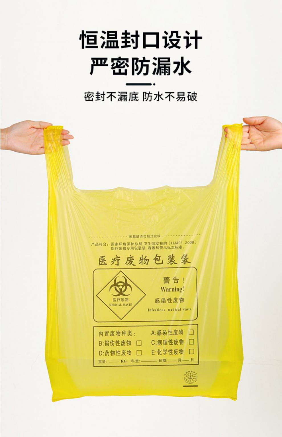 医疗垃圾袋扎口方法图图片