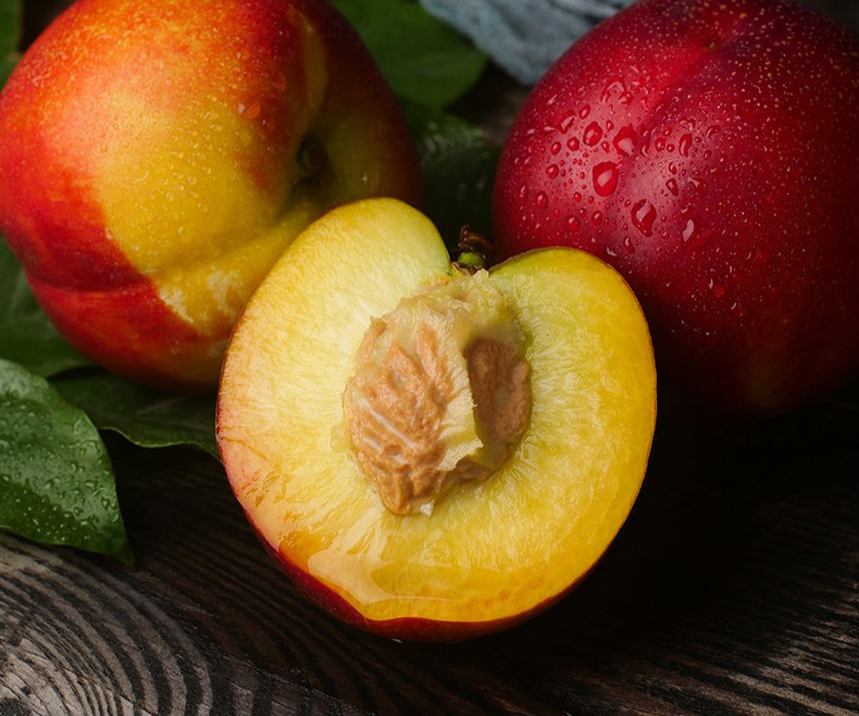 现货速发正宗大连油桃新鲜桃子红皮黄心脆桃子新鲜大油桃孕妇宝宝水果