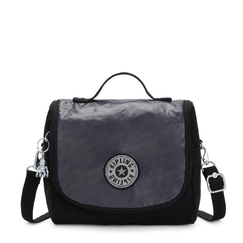 凯浦林kipling女士斜挎包单肩包拼色可手提logo休闲ki4155bjblack