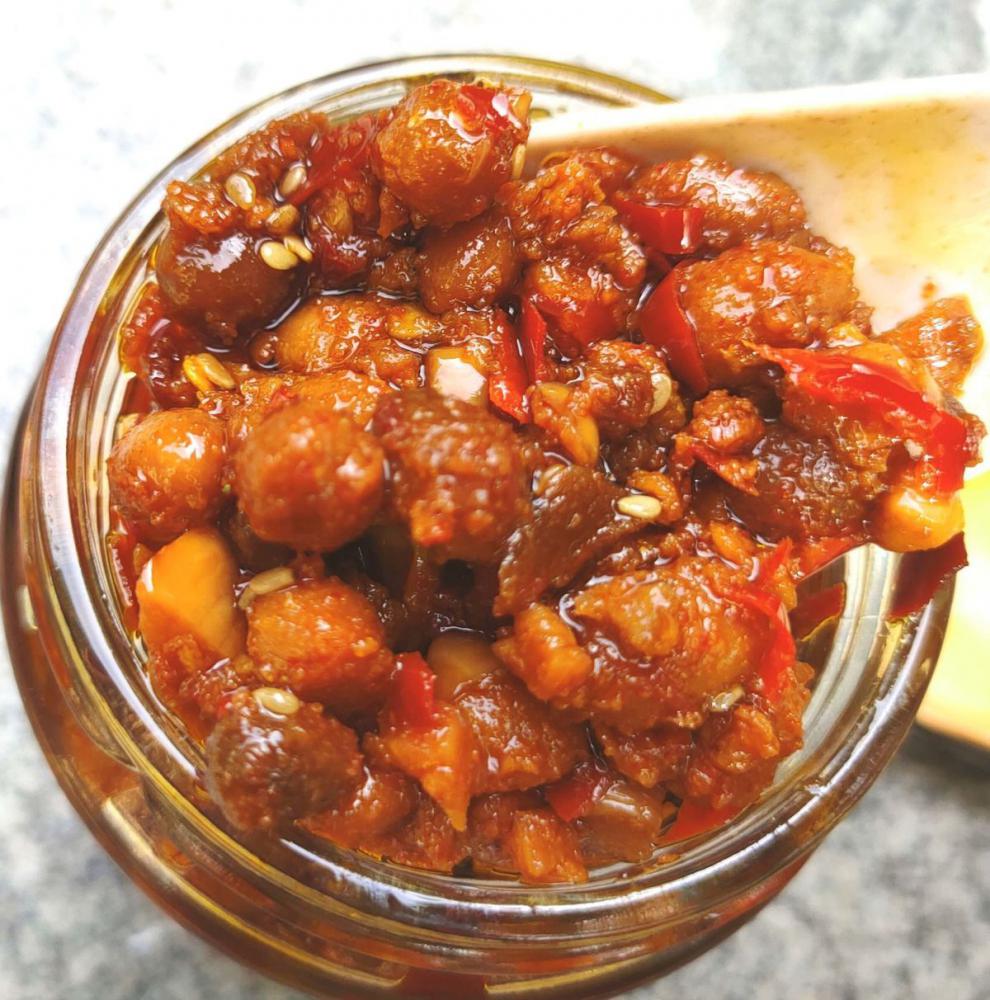 农家土制香辣麦酱拌面拌饭酱湖南特产小麦酱农家下饭酱料1瓶麦酱1瓶