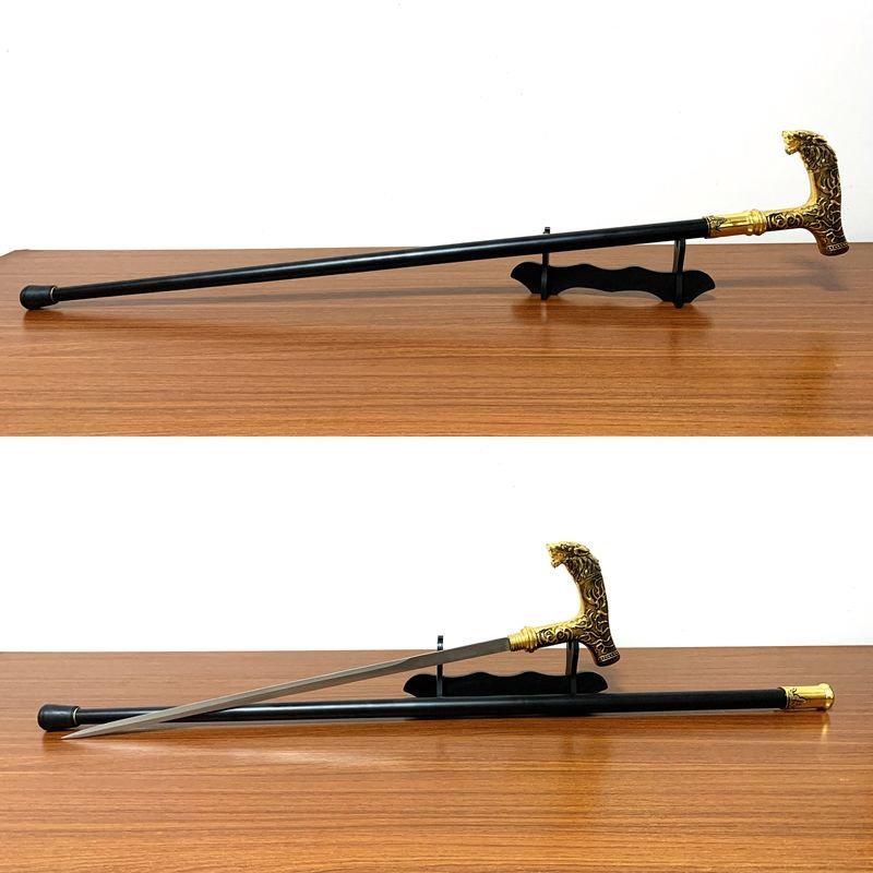 手杖剑文明棍绅士文明棍手杖登山拐杖剑防身刀剑老人防滑拐杖剑影视