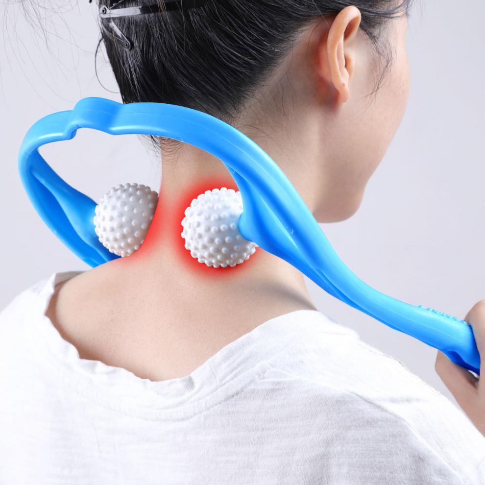 康易成手动颈椎按摩器夹脖子颈部劲夹器多功能肩颈仪腰椎揉捏家用小