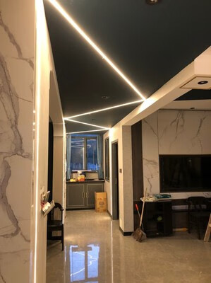 可狄定制款led发光线条铝合金灯槽嵌入式u型铝槽长硬灯条线型灯槽5313