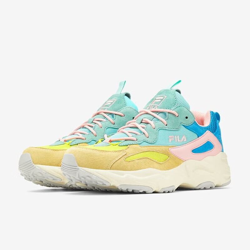 fila 斐乐 ray tracer 复古运动老爹鞋 舒适透气男士休闲鞋 白色/1rm