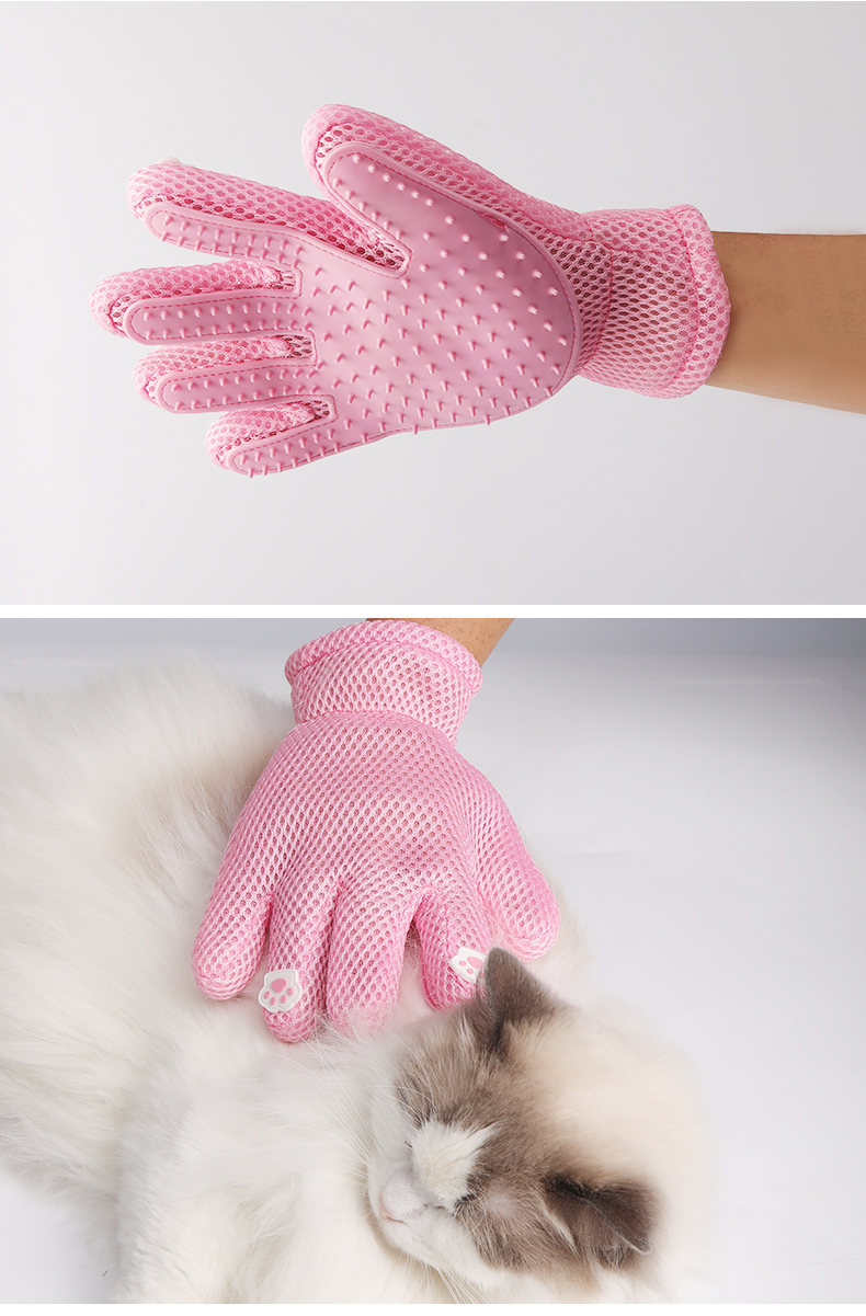 撸猫掉毛手套撸猫手套猫咪梳毛去浮毛神器宠物梳子猫咪掉除毛清理器猫