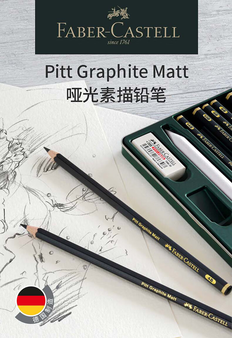 2b4b6b8b14b绘画工具全套美术生专用速写绘图笔素描专用手摇削笔器
