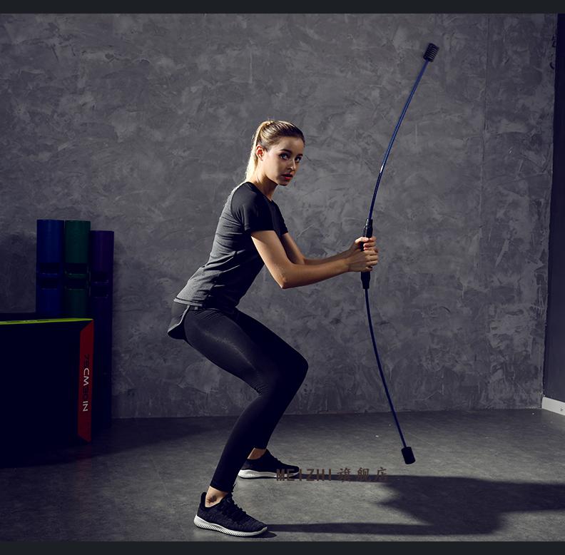 健身弹力棒瑜伽体操振动杆飞力仕扭力飞力士棒弹力棍阻力弹力杆红色