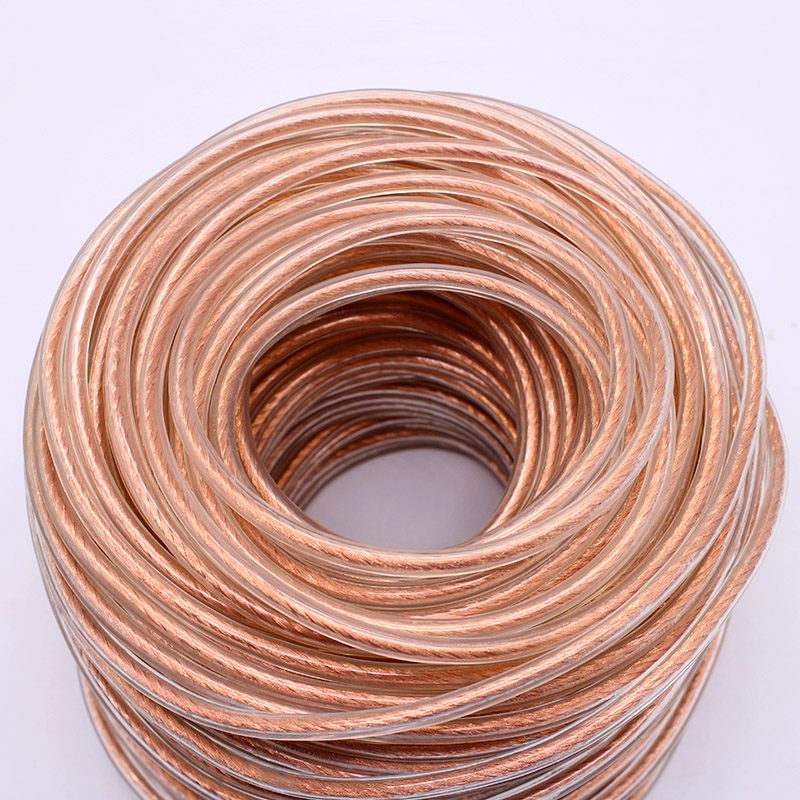 加塑铜绞线绝缘16平方国标紫铜桥架接地软铜连接导电带透明护套线185