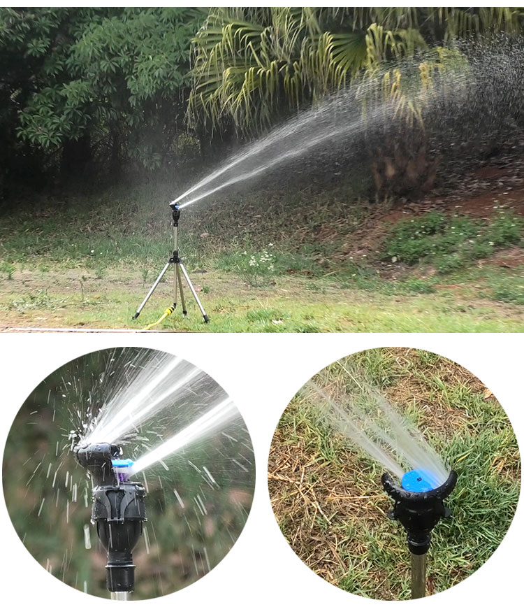 农业菜地浇水草坪喷水喷灌灌溉洒水器蓝丽雅10个装简易650升手擂喷头