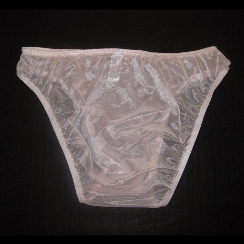 男士透明内裤全透男士内裤男三角裤透明男裤头透气裤衩男生薄亮短裤