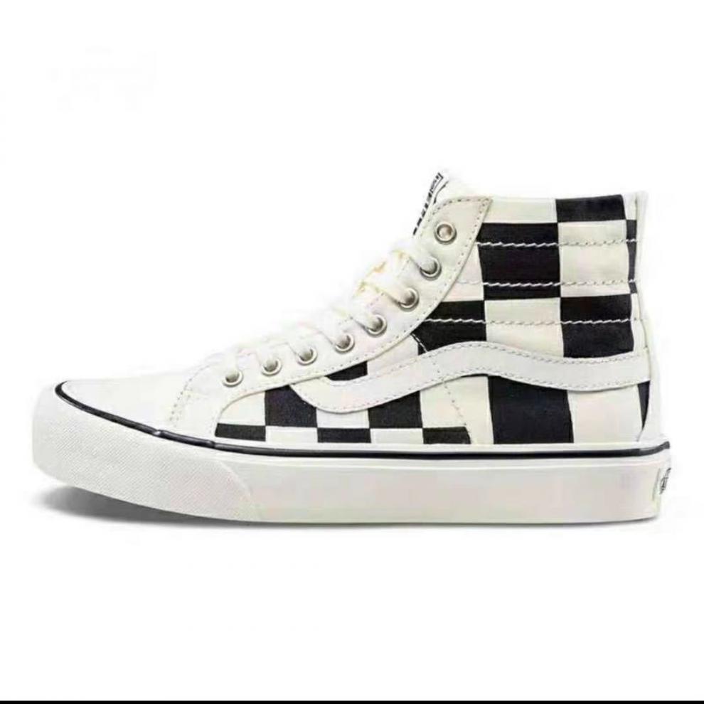 经典潮牌帆布鞋经典sk8hi男女中帮高帮运动板鞋帆布鞋情侣鞋拼购更