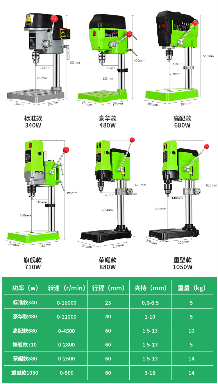台钻 微型台钻家用220v多功能小型工业佛珠制作工具迷你调速可比例小