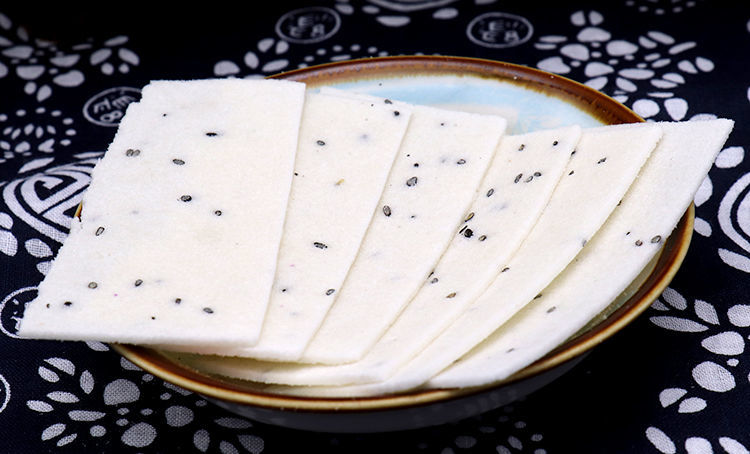 云片糕500g湖南特产薄荷桂花黑芝麻味糯米糕点传统手工糕点小吃 黑