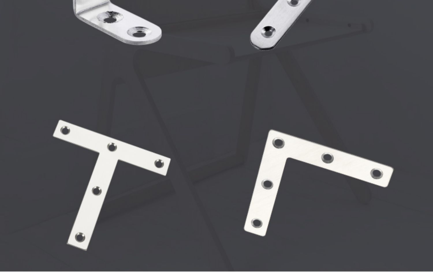 省之优不锈钢角码90度直角加固件桌椅固定器配件家具连接件三角铁片