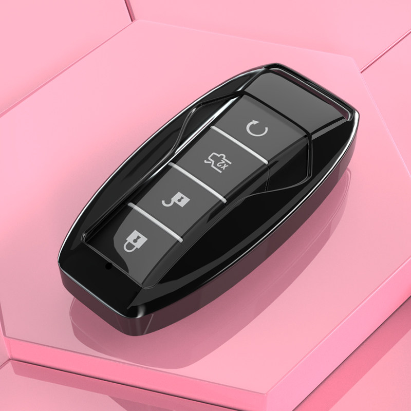 适用于比亚迪宋plus钥匙套汉秦pro汽车钥匙包max装饰唐壳女改装扣
