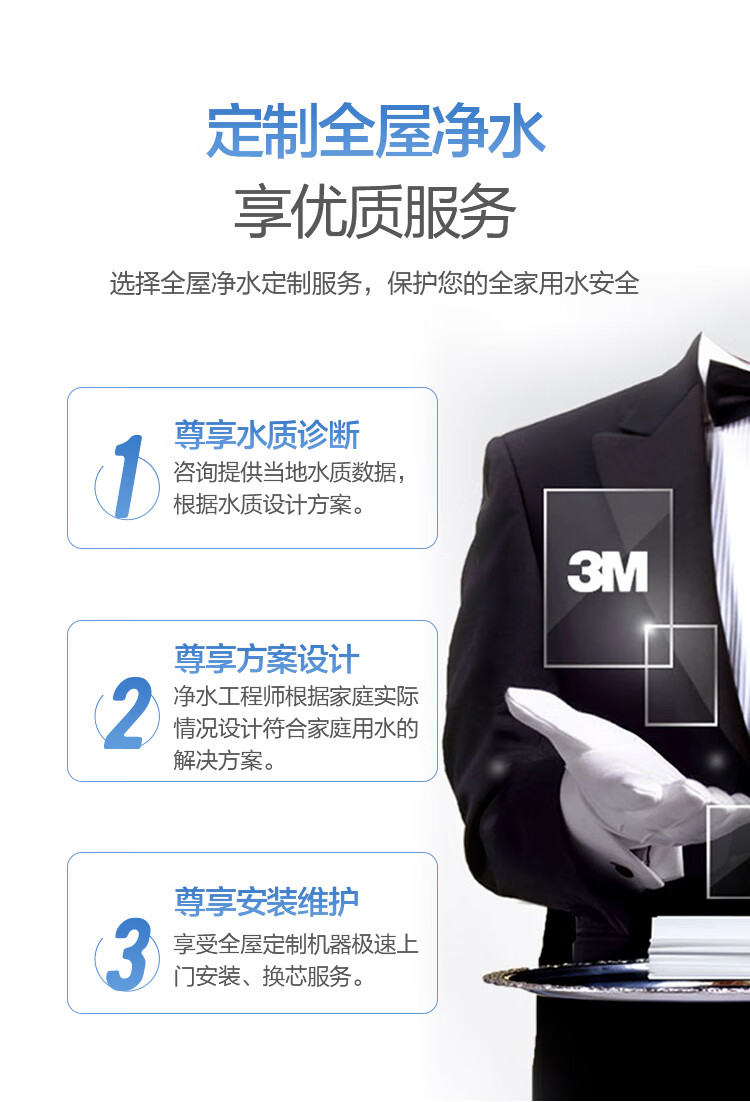 3m 3m净水器软水机家用全屋净别墅水sft100系列中央净水机净水器 3m