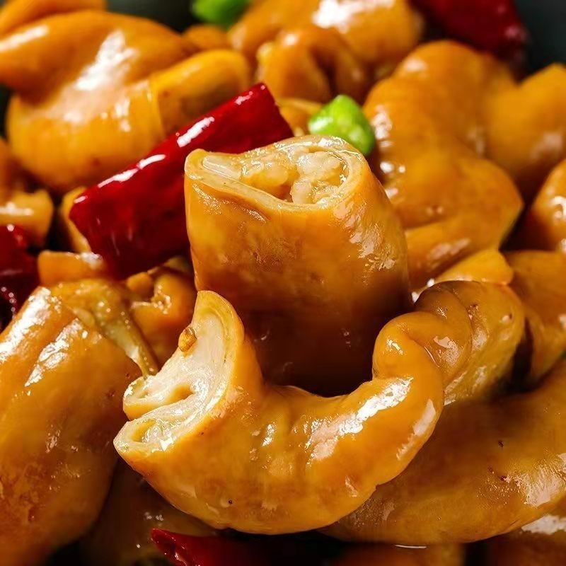 肥肠熟食卤味零食猪肉特产小吃大肠即食真空包装500克批发猪肥肠五香