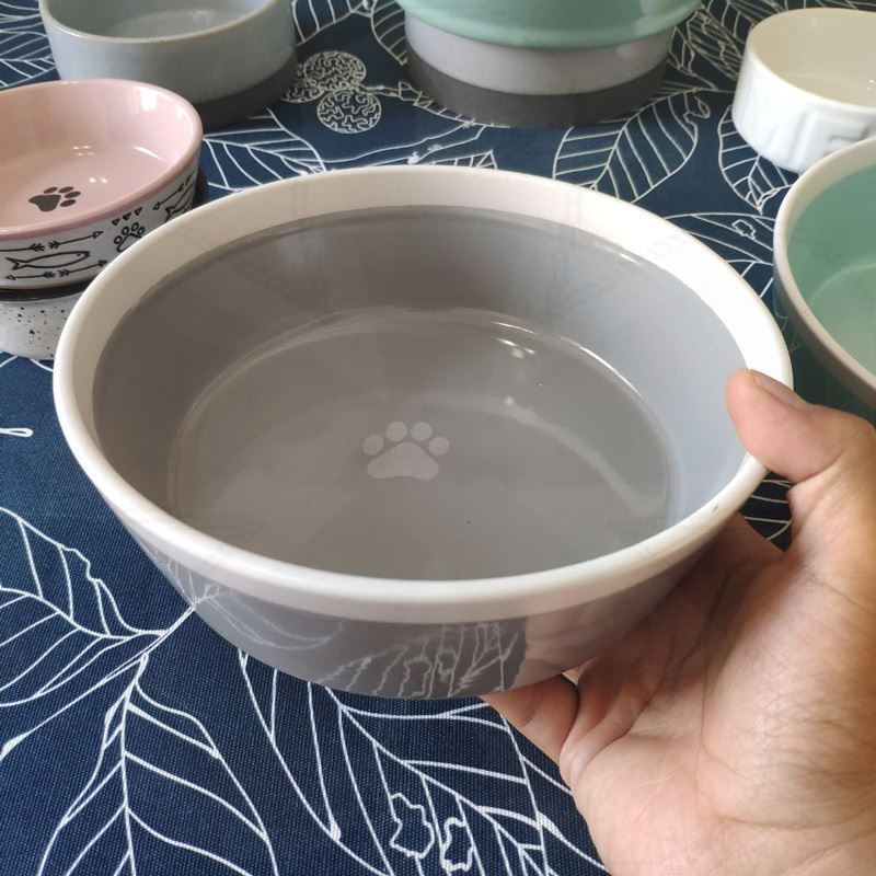 猫咪水碗 超大 陶瓷狗碗狗粮食盆猫咪碗喝水碗超大特大号中大型犬吃饭