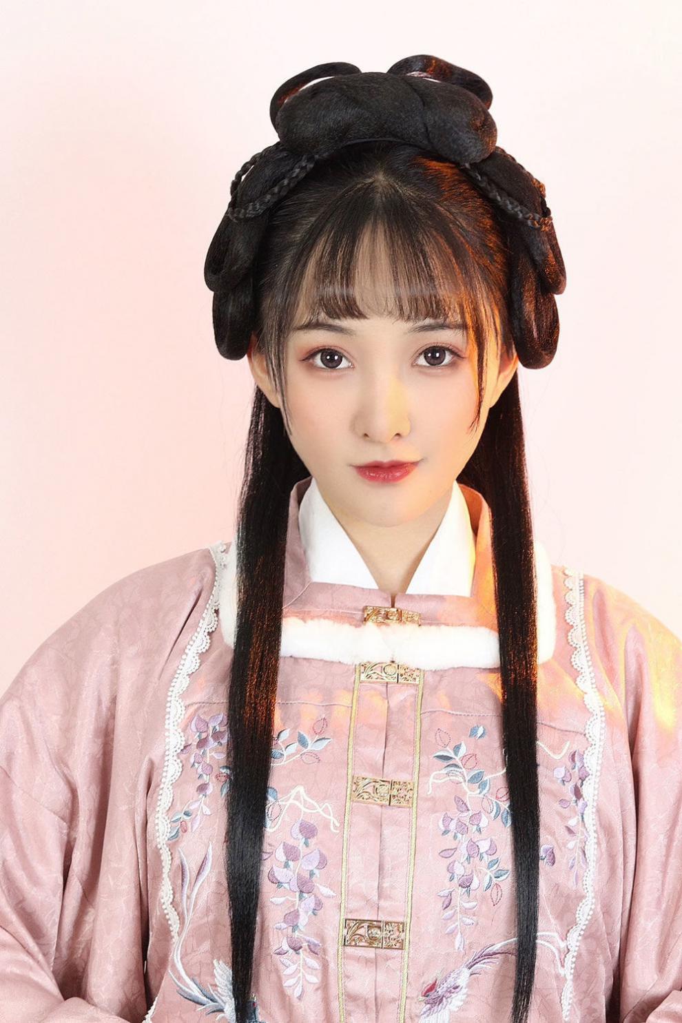 美芙仁发箍假发一体宋制古风汉服新手手残党发髻懒人造型明制古装假发