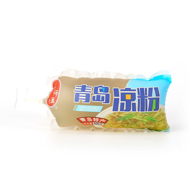 青岛杨师傅石花菜海凉粉即食卡可做餐5袋500g青岛凉粉5袋海带味