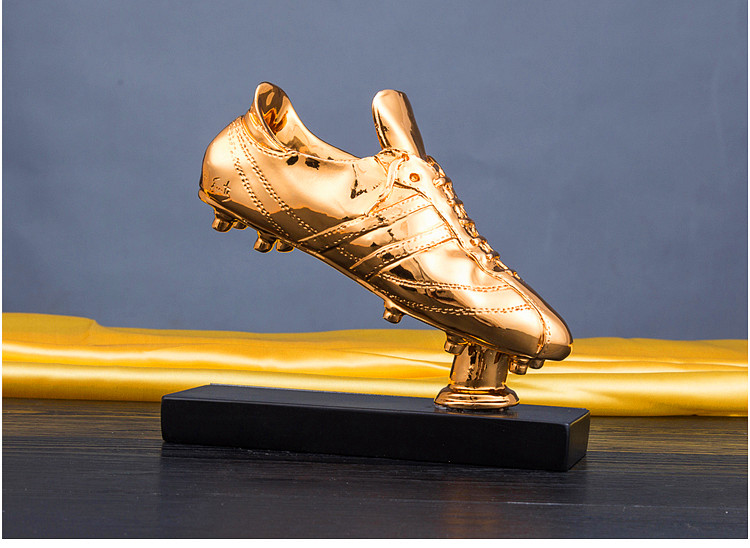 金球奖奖杯树脂镀金比赛金靴奖杯定制足球先生射手奖球员mvp金球奖