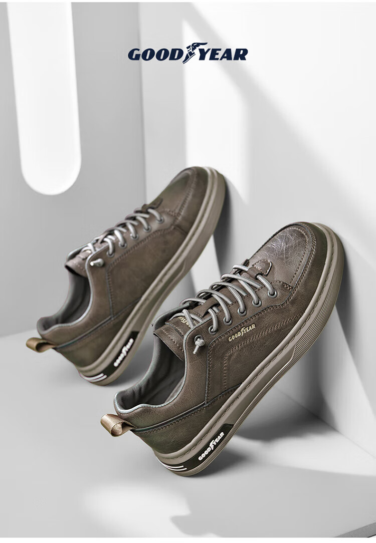 goodyear固特异男鞋休闲鞋男鞋潮流百搭男士板鞋鞋子男秋冬季时尚青年