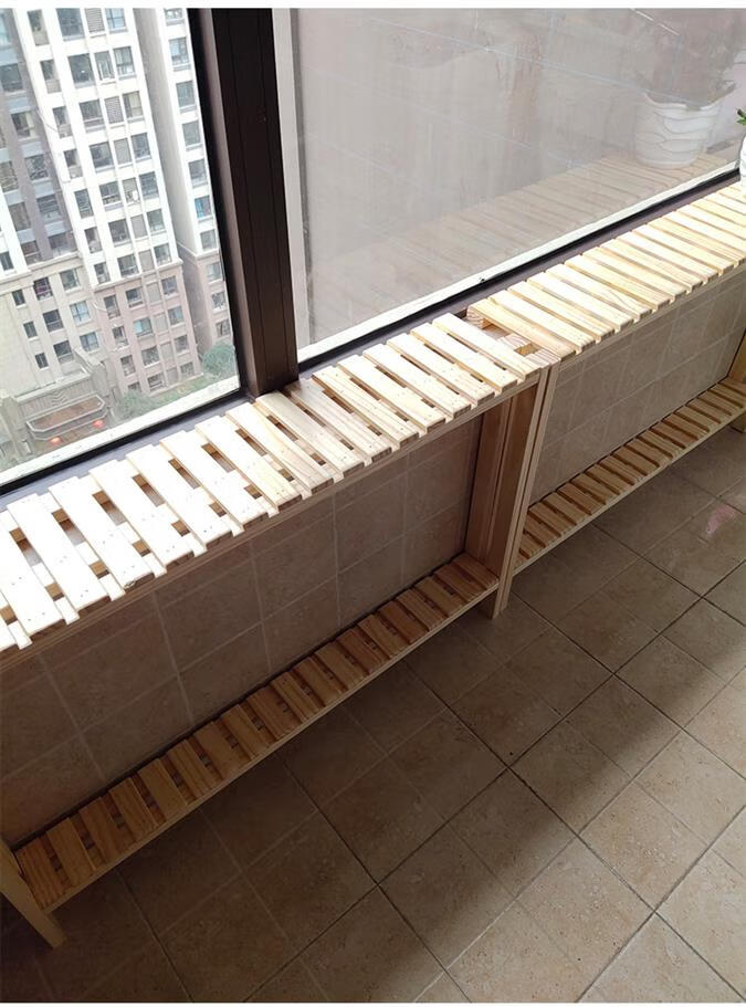 阳台台面加宽神器 阳台加宽架 窗沿花架置物架飘窗阳台的收纳置物架窄