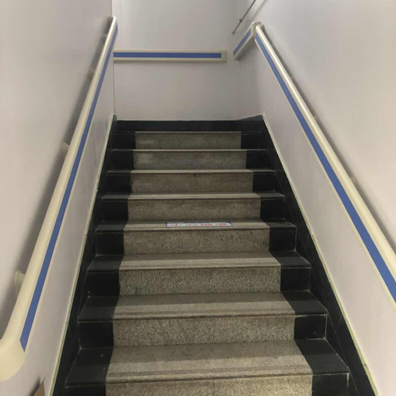 防撞扶手走廊老人养老院pvc酒店140过道扶手楼梯 140扶手弯头【图片