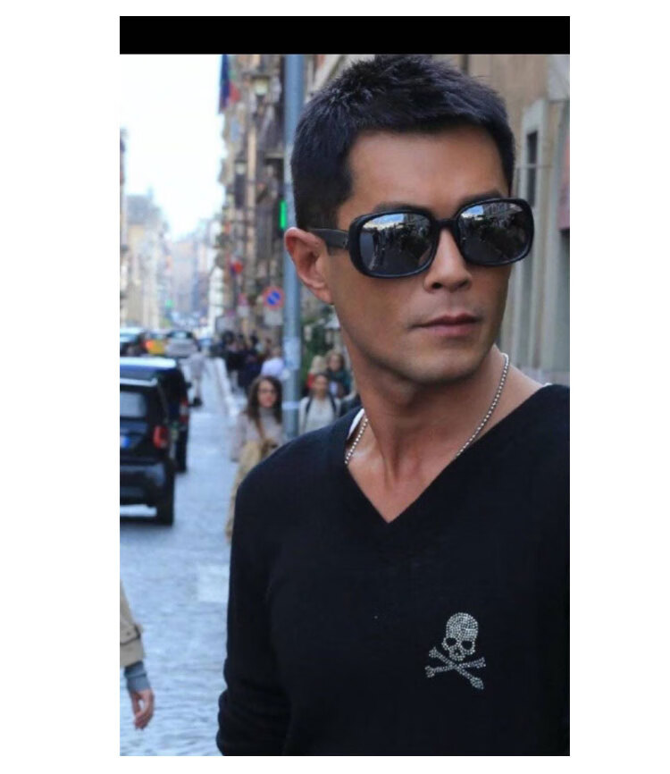 湘歌加强版4毫米s925银圆珠项链古天乐同款无间隙密珠镀白金项链男4