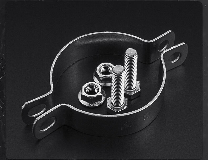 304不锈钢半圆抱箍骑马卡加厚卡箍快装卡扣管夹广告牌固定管卡φ1021