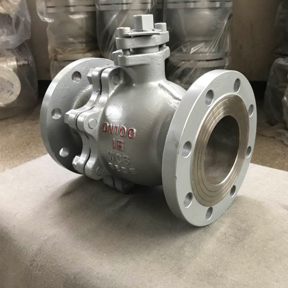 q41f-16c 铸钢法兰球阀 不锈钢球心 手动球阀 碳钢球阀 1寸2 3 4寸