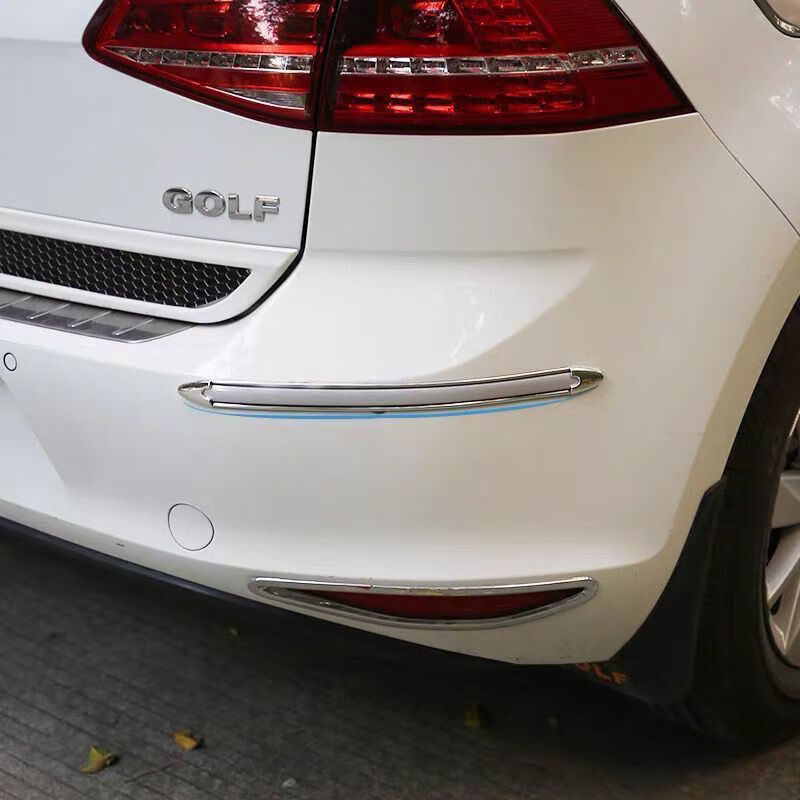 汽车保险杠防撞条防擦条加宽车头后尾箱前后杠防刮防蹭条加厚通用白色