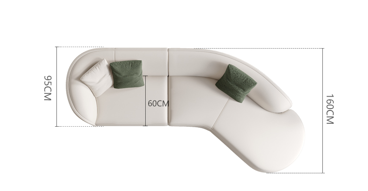 卡得利沙发现代轻奢科技布沙发弧形意式极简ins网红简约样板房设计师