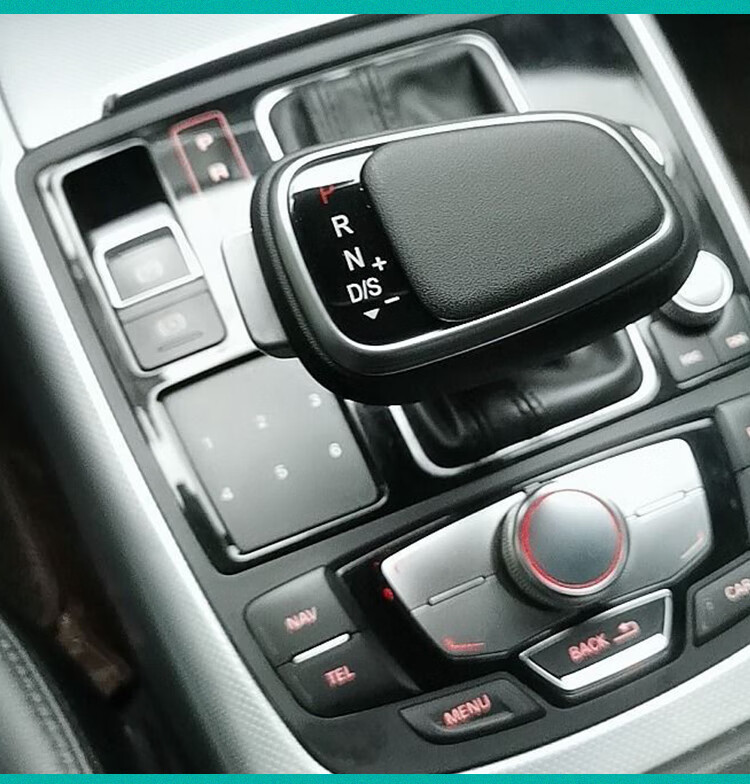 汽车档把头适配奥迪a6lq3a3a7自动挡排挡头改装电子档把换挡杆挂挡