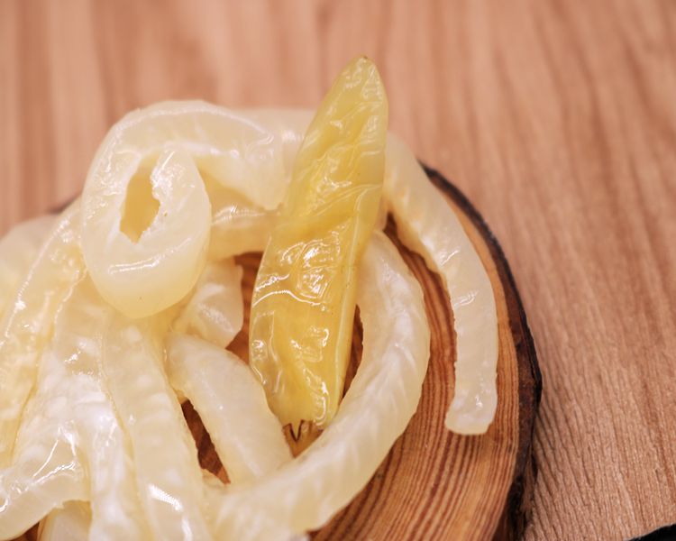 乐玖玖香辣脆泡椒酸辣水晶猪皮有嚼劲熟食即食一份20袋零食 其它 28g