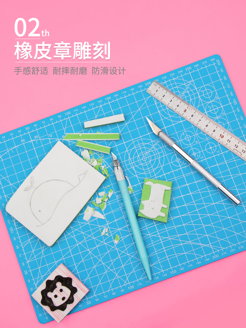 剪纸刻刀橡皮章雕刻刀学生专用美术笔刀手账裁纸刀纸雕工具篆刻刀雷动