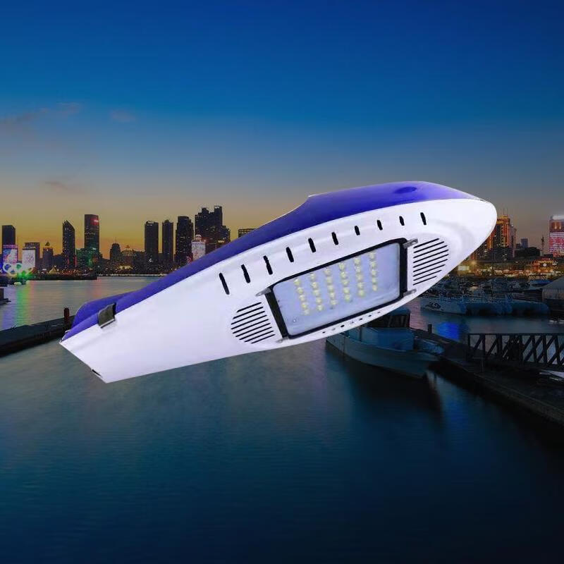 亮220v道路户外电线杆照明灯防雨防水挑臂路灯 60瓦led飞机灯头【图片