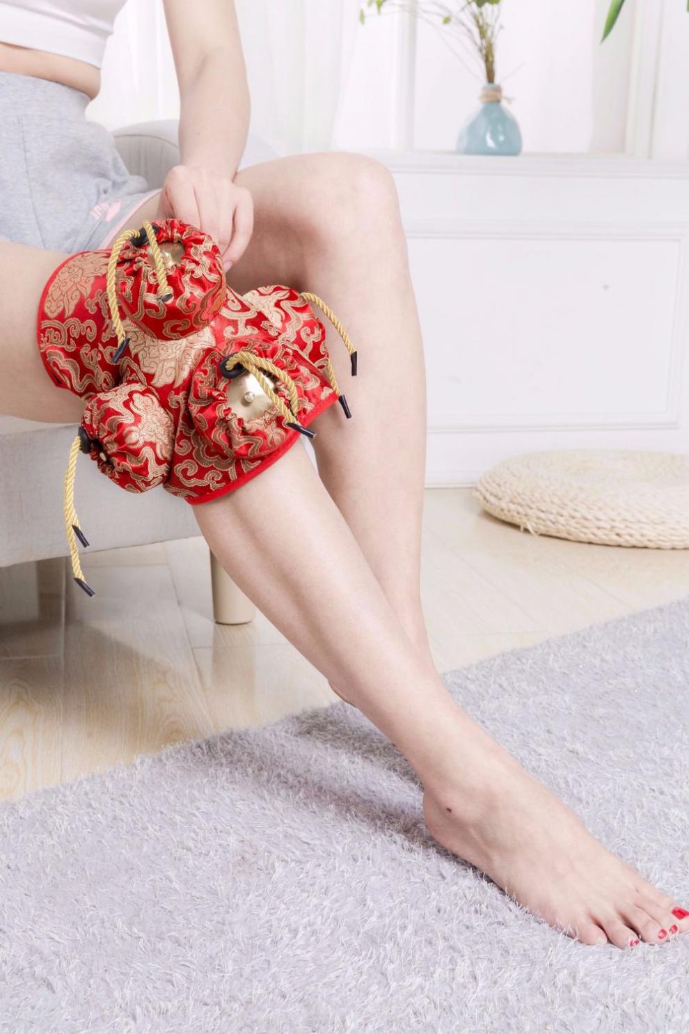 思迪萌艾灸盒腰腹背部家用全铜随身灸艾炙盒艾灸仪器家用理疗艾柱艾灸