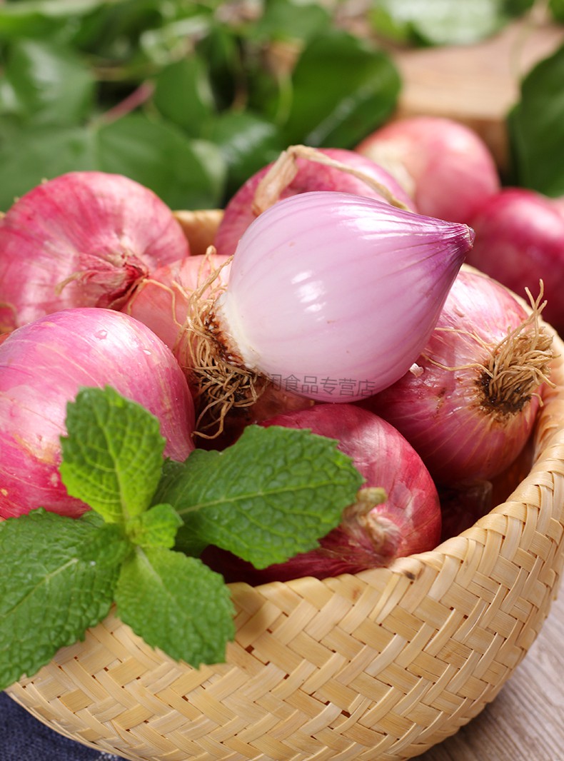 东北毛葱头特产新鲜种籽栽子5斤鬼干小洋葱头迷你圆红葱头2500g