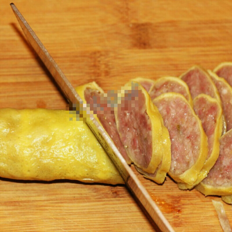 封丘李家卷尖 河南封丘特产李家卷尖卷煎火腿猪肉肠蛋卷 李家卷尖半根