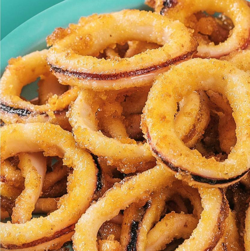 鱿鱼圈油炸 泰祥酥炸鱿鱼 150g*4袋 唐扬鱿鱼冷冻裹粉鱿鱼 油炸鱿鱼圈