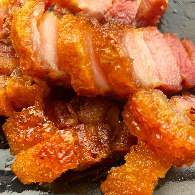 网红脆皮五花肉烤肉即食熟食特产休闲零食小吃酥脆非猪油渣 五花肉100